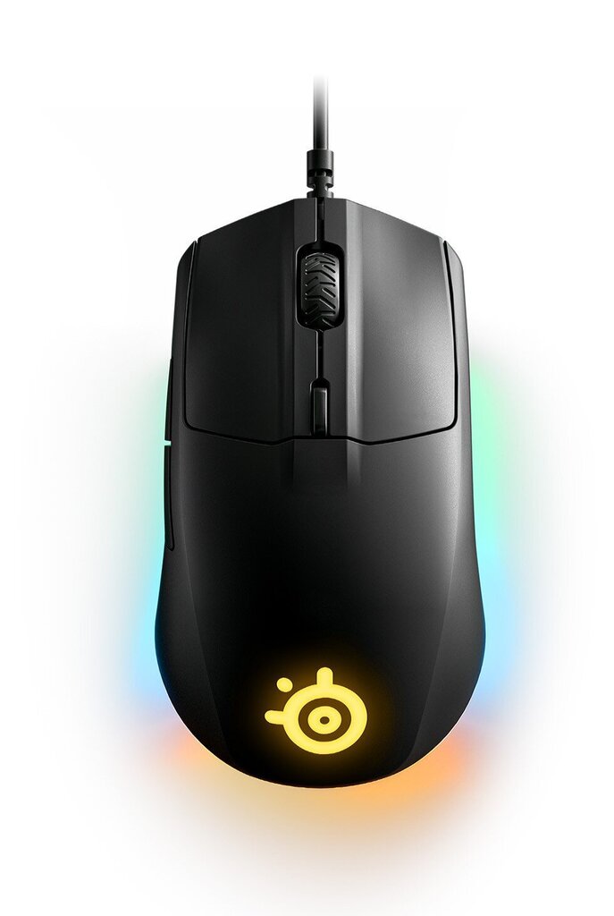 SteelSeries Rival 3, must hind ja info | Hiired | kaup24.ee