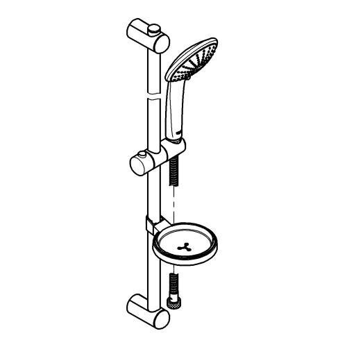 Dušikomplekt Grohe Euphoria 110 Massage, 27231001 hind ja info | Komplektid ja dušipaneelid | kaup24.ee