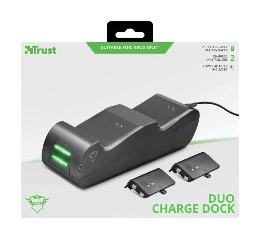 Trust GXT 247 Duo Charging Dock hind ja info | Mängupuldid | kaup24.ee