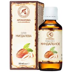 Naturaalne taimne mandliõli Oleum Amygdalarum Aromatika, 50 ml цена и информация | Эфирные, косметические масла, гидролаты | kaup24.ee