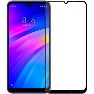 Raamiga kaitseklaas Hallo Full Face 5D Tempered Glass Xiaomi Redmi 8A, must hind ja info | Ekraani kaitsekiled | kaup24.ee