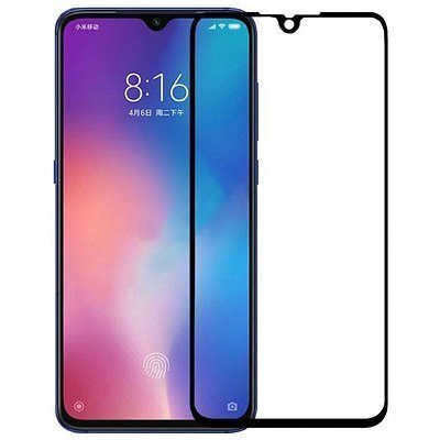 Raamiga kaitseklaas Hallo Full Face 5D Tempered Glass Xiaomi Redmi 6A, must hind ja info | Ekraani kaitsekiled | kaup24.ee