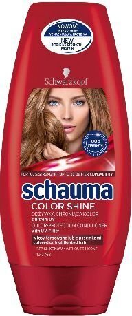 Palsam värvitud juustele Schwarzkopf Schauma Color Shine 200 ml hind ja info | Juuksepalsamid | kaup24.ee