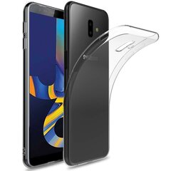 Silikoonist telefoniümbris Hallo Ultra Back Case 0.3mm Samsung J415 Galaxy J4 Plus (2018), läbipaistev hind ja info | Telefoni kaaned, ümbrised | kaup24.ee