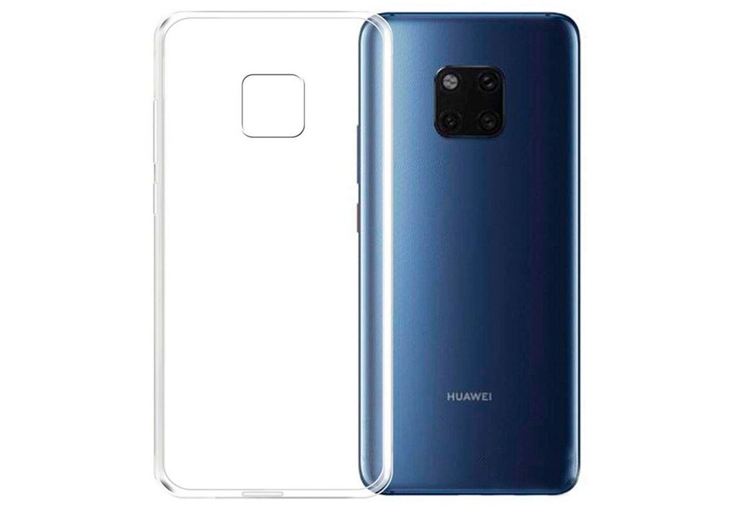 Silikoonist telefoniümbris Hallo Ultra Back Case 0.3mm Huawei Mate 20, läbipaistev hind ja info | Telefoni kaaned, ümbrised | kaup24.ee