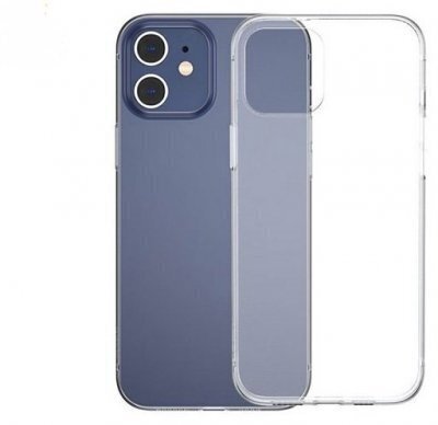 Silikoonist telefoniümbris Hallo Ultra Back Case 1mm Apple iPhone 12 mini, läbipaistev hind ja info | Telefoni kaaned, ümbrised | kaup24.ee