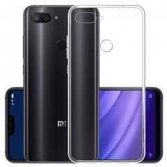 Hallo Ultra Back Case 0.3 мм Силиконовый чехол Xiaomi Mi 8 Lite / 8X Прозрачный цена и информация | Чехлы для телефонов | kaup24.ee