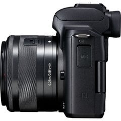 Canon EOS M50 15-45 IS STM (Black) - Valge karp (white box) hind ja info | Fotoaparaadid | kaup24.ee