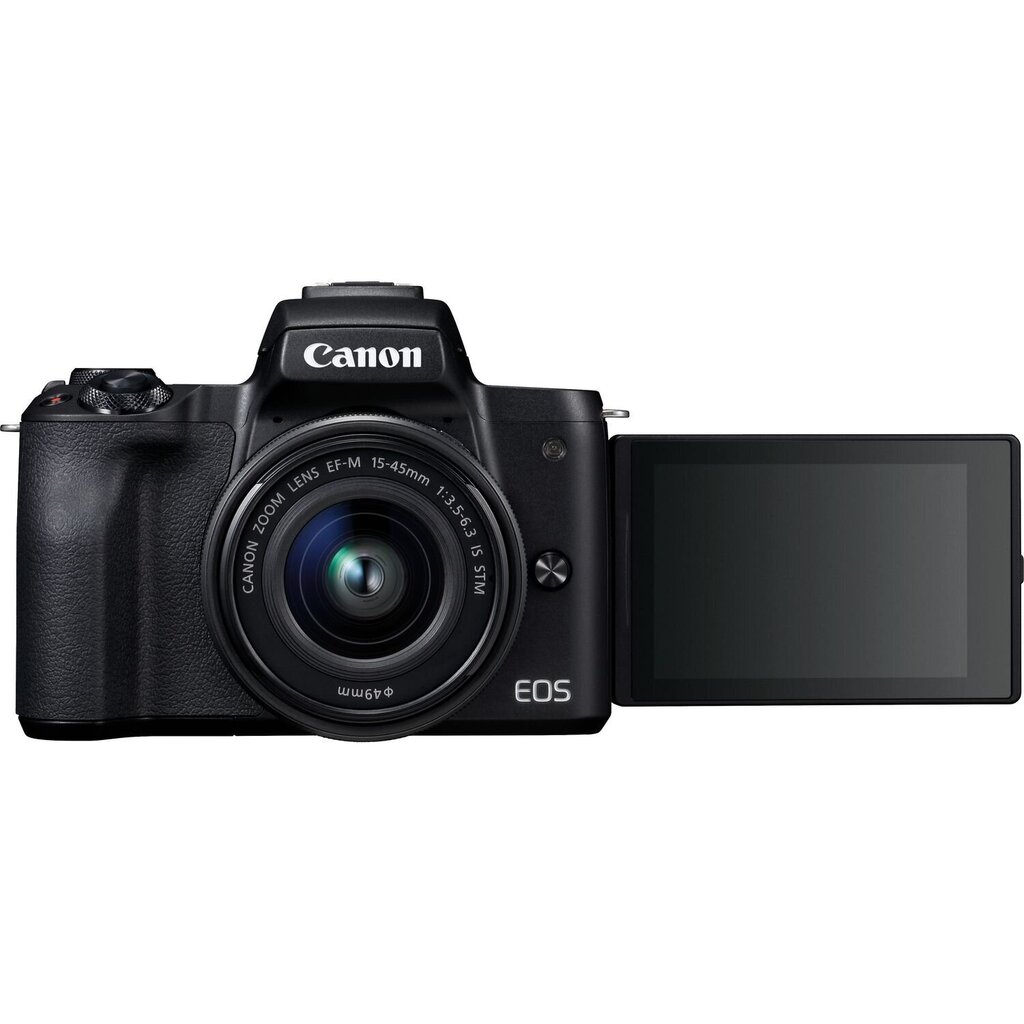 Canon EOS M50 15-45 IS STM (Black) - Valge karp (white box) hind ja info | Fotoaparaadid | kaup24.ee