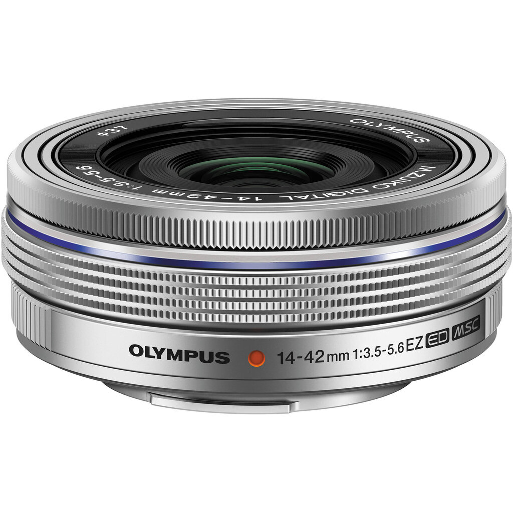 M.Zuiko Digital ED 14-42mm f/3.5-5.6 EZ, hõbedane цена и информация | Objektiivid | kaup24.ee