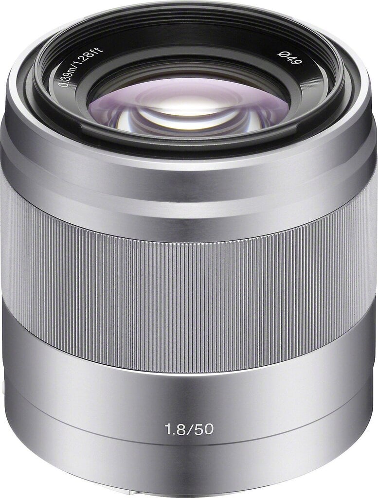 Sony E 50mm f/1.8 OSS, silver цена и информация | Objektiivid | kaup24.ee