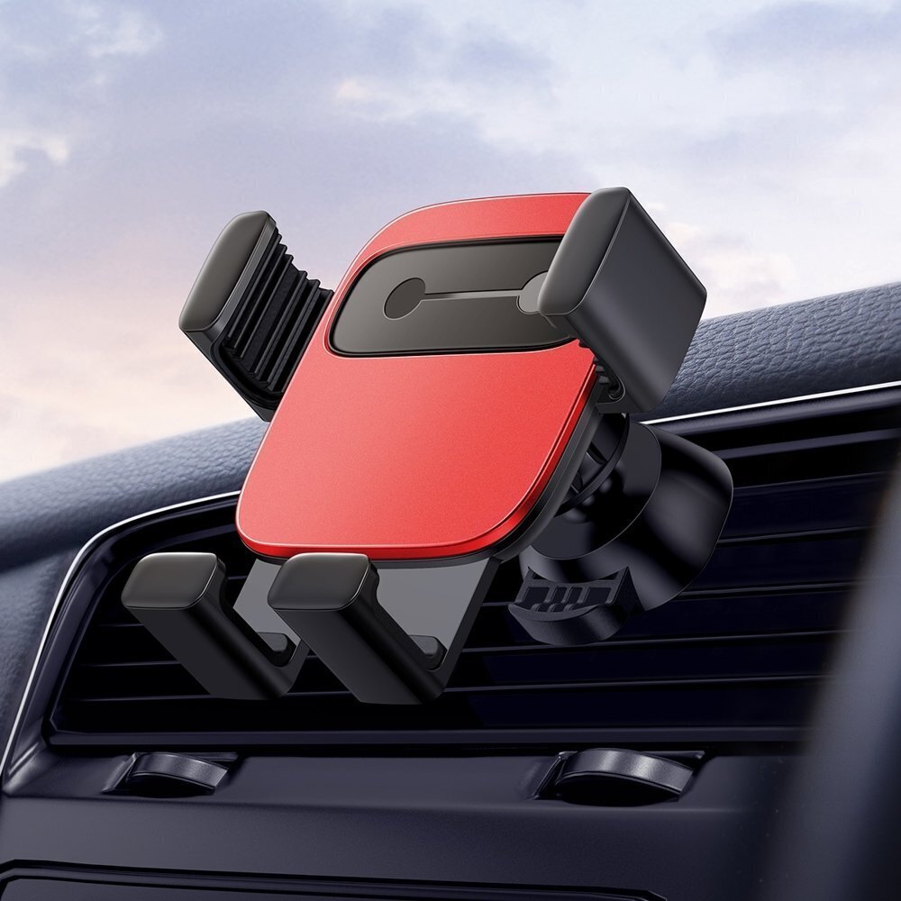 Baseus SUYL-FK09 universaalne auto õhuventilaator seadmetele punane цена и информация | Mobiiltelefonide hoidjad | kaup24.ee