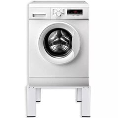 Цоколь под стиральную машину, белый цена и информация | Шкафчики для ванной | kaup24.ee