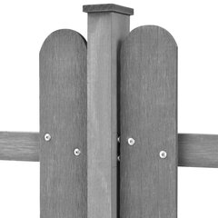 Сборный забор со столбами, серый цена и информация | Заборы и принадлежности к ним | kaup24.ee