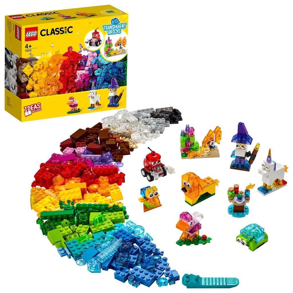 11013 LEGO® Classic Creative Läbipaistvad klotsid цена и информация | Klotsid ja konstruktorid | kaup24.ee