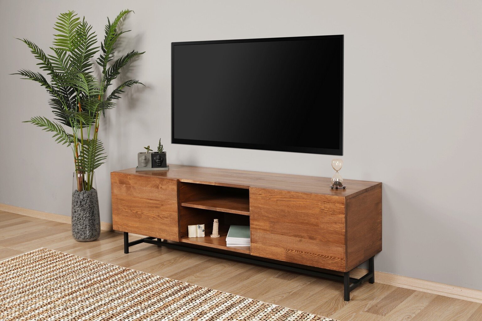 TV-laud Wood, pruun hind ja info | TV alused | kaup24.ee