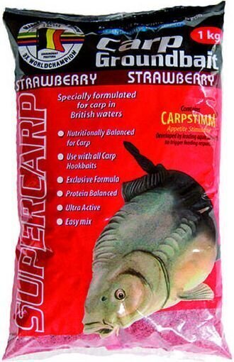 Sööt Van Den Eynde Zanęta MVDE Supercarp Strawberry 1kg (EZ-SFS) hind ja info | Kalasööt | kaup24.ee