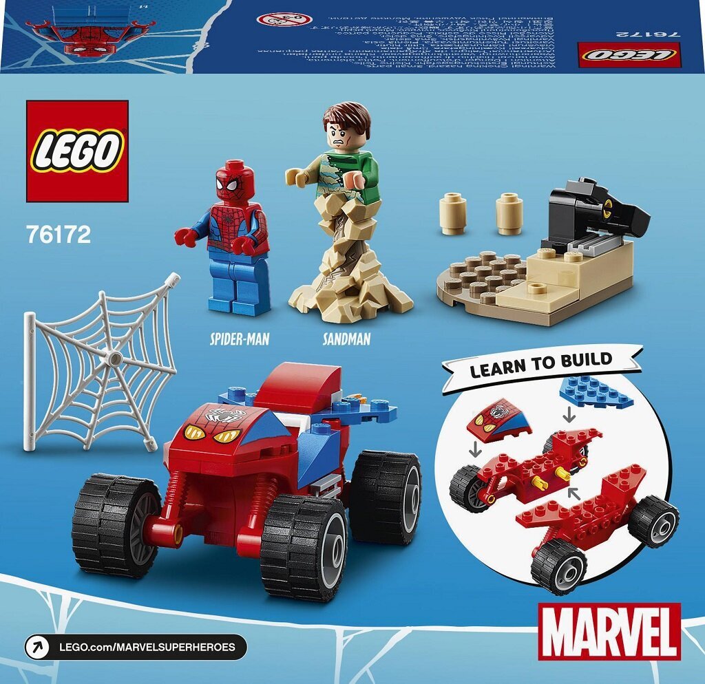 76172 LEGO® Super Heroes Ämblikmehe ja Sandmani kokkupõrge цена и информация | Klotsid ja konstruktorid | kaup24.ee