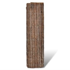 Забор из древесной коры, 400 x 100 см цена и информация | Заборы и принадлежности к ним | kaup24.ee