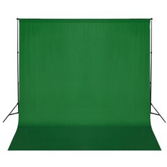 Система крепления для фона с зеленым фоном 600 x 300 см цена и информация | Аксессуары для фотоаппаратов | kaup24.ee