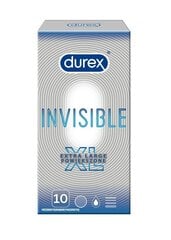 Kondoomid DUREX Invisble XL N10 hind ja info | Kondoomid | kaup24.ee