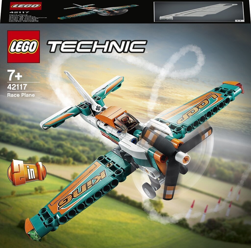 42117 LEGO® Technic Võidusõidulennuk hind ja info | Klotsid ja konstruktorid | kaup24.ee