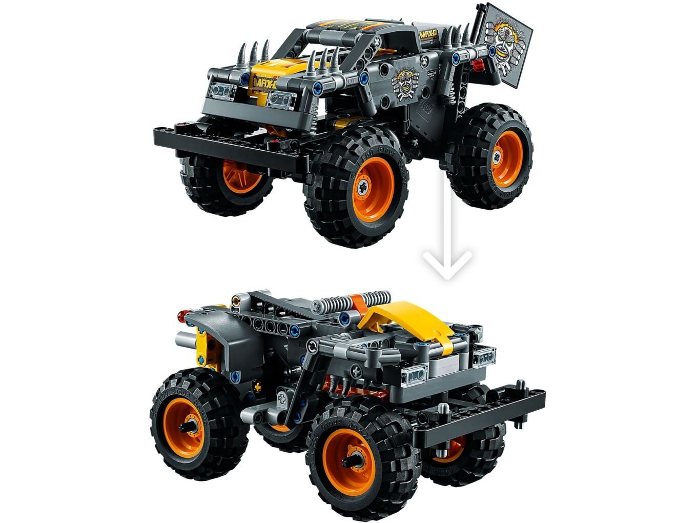 42119 LEGO® Technic Monster Jam Max-D цена и информация | Klotsid ja konstruktorid | kaup24.ee