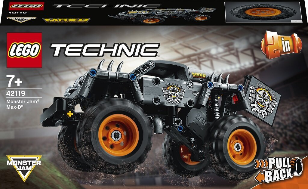 42119 LEGO® Technic Monster Jam Max-D hind ja info | Klotsid ja konstruktorid | kaup24.ee