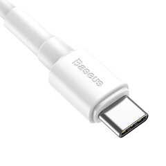 USB кабель Baseus Mini USB to Type-C 3A 1 м, белый CATSW-02 цена и информация | Кабели для телефонов | kaup24.ee