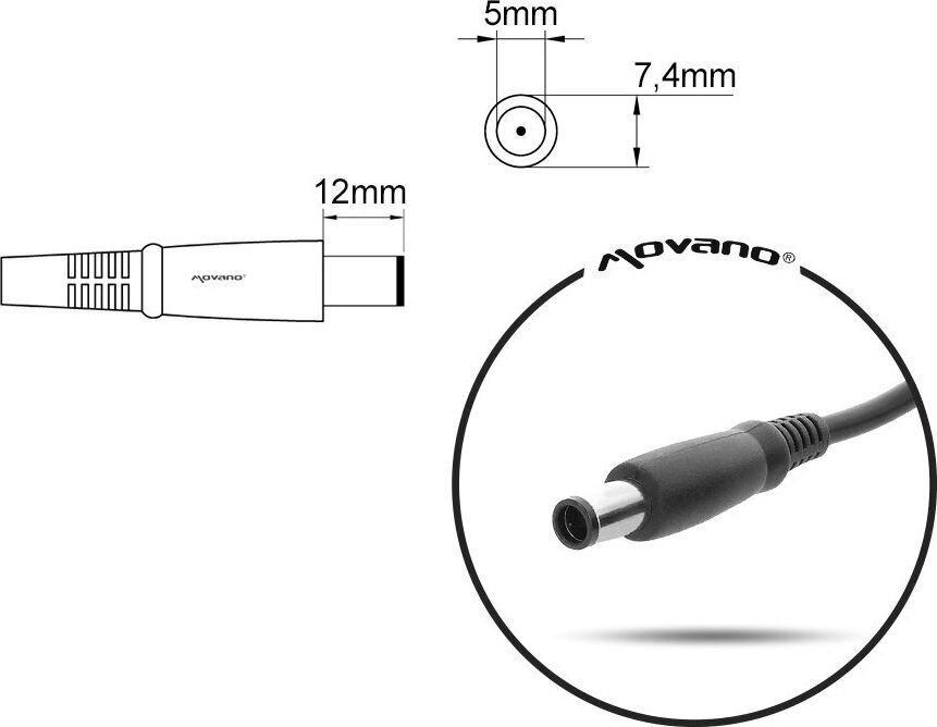 Mitsu 19V, 4.74A, 90W hind ja info | Sülearvutite laadijad | kaup24.ee