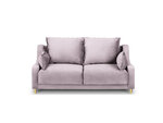 Kahekohaline diivan Mazzini Sofas Pansy, roosa