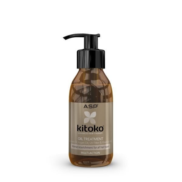 Juukseõli pumbaga KITOKO Oil Treatment 115 ml цена и информация | Maskid, õlid, seerumid | kaup24.ee