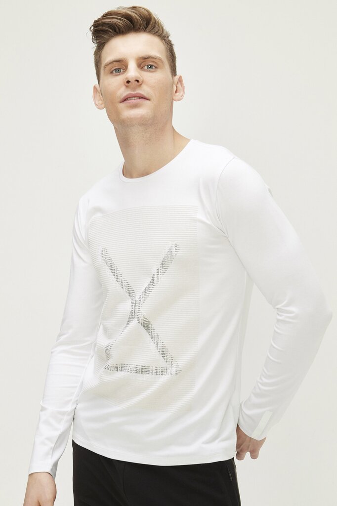 Meeste pluus Xint, valge hind ja info | Meeste T-särgid | kaup24.ee
