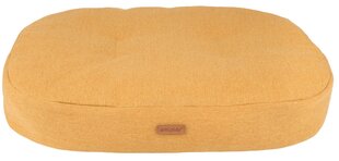 Amiplay ovaalne madrats Montana Yellow M, 61x52x9 cm цена и информация | Лежаки, домики | kaup24.ee