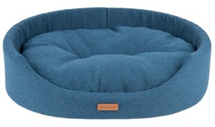 Amiplay овальный лежак Montana Blue S, 46x38x13 см цена и информация | Лежаки, домики | kaup24.ee