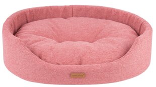 Amiplay овальный лежак Montana Pink L, 58x50x15 см цена и информация | Лежаки, домики | kaup24.ee