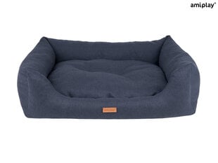 Amiplay лежак диван Montana Black S, 58x46x17 см цена и информация | Лежаки, домики | kaup24.ee
