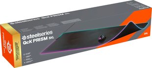 SteelSeries QCK PRISM, must цена и информация | Мыши | kaup24.ee