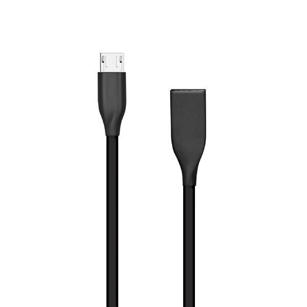 Extra Digital USB-Micro USB, 2m (must) цена и информация | Mobiiltelefonide kaablid | kaup24.ee