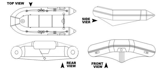 PVC paat RUNOS GLIDE RY-B370D hind ja info | Paadid ja süstad | kaup24.ee