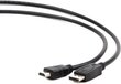 Kaabel Displayport - HDMI, 3 m hind ja info | Kaablid ja juhtmed | kaup24.ee