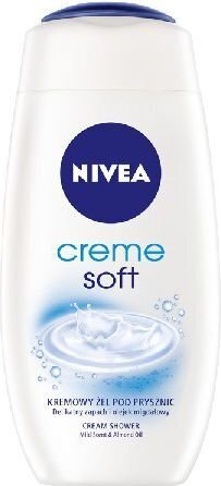 Puhastuskreem Nivea Creme Soft, 250 ml цена и информация | Dušigeelid, õlid | kaup24.ee