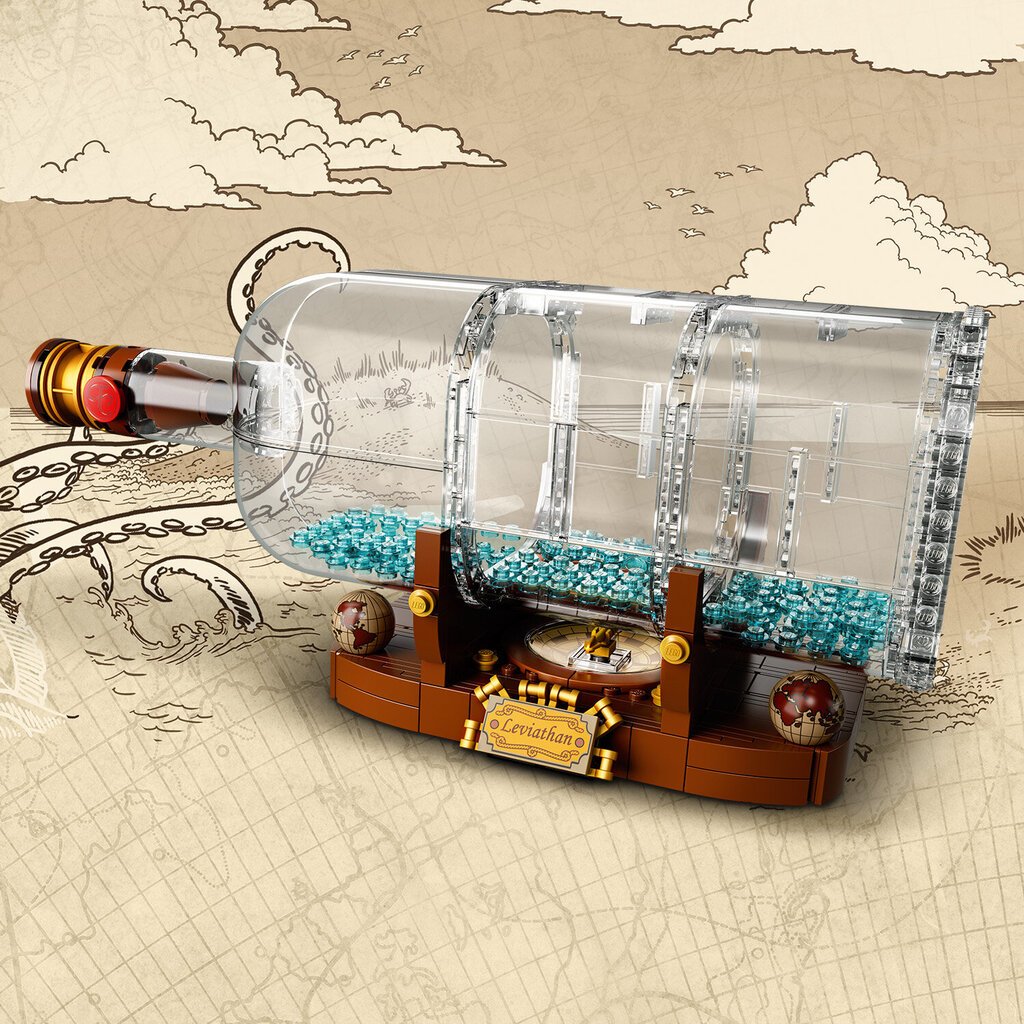 92177 LEGO® Ideas Laev pudelis hind ja info | Klotsid ja konstruktorid | kaup24.ee