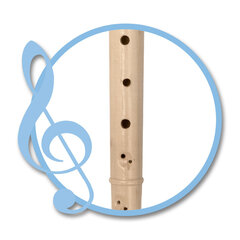 Продольная флейта сопрано из дерева Bontempi, 31 3210 цена и информация | Развивающие игрушки и игры | kaup24.ee