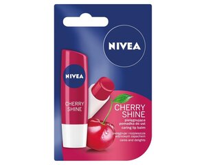 Huulepalsam Nivea Fruity Shine Cherry, 4.8 g цена и информация | Помады, бальзамы, блеск для губ | kaup24.ee