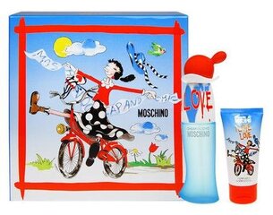 Komplekt Moschino Cheap & Chic I Love Love: EDT naistele 30 ml + ihupiim 50 ml hind ja info | Moschino Kosmeetika, parfüümid | kaup24.ee