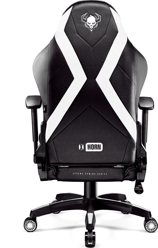 Mänguritool Diablo Chairs X-Horn 2.0, must/valge (L suurus) цена и информация | Kontoritoolid | kaup24.ee