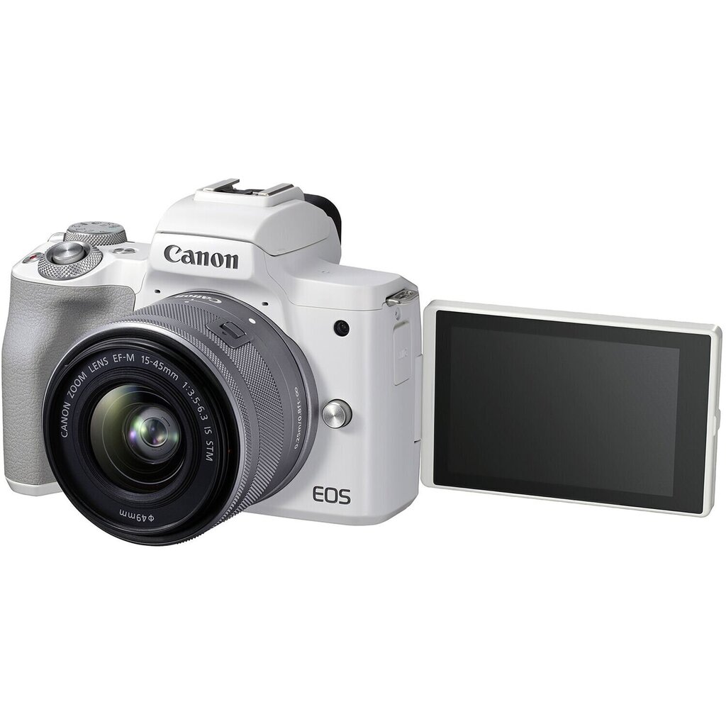 Canon EOS M50 Mark II EF-M 15-45mm IS STM + EF-M 22mm STM цена и информация | Fotoaparaadid | kaup24.ee