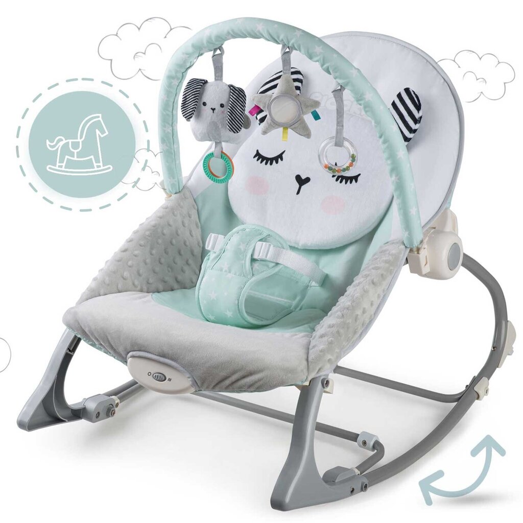 Lamamistool vibratsiooniga Ricokids, Mint hind ja info | Beebi lamamistoolid | kaup24.ee