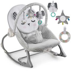 Lamamistool vibratsiooniga Ricokids, Grey цена и информация | Шезлонги и качели | kaup24.ee